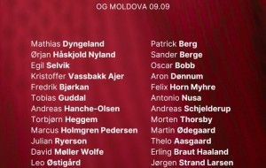 挪威国家队9月大名单：哈兰德、厄德高、鲍勃、索尔洛特在列